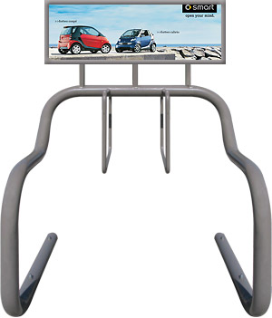 Advertising Bike Rack